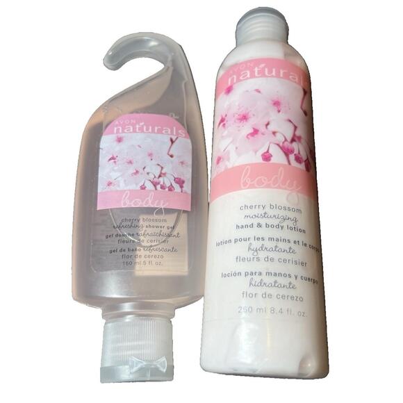 Avon Other - Avon Naturals Cherry Blossome Hand and Body Lotion 250 ML‎ and Shower Gel 150 ML
